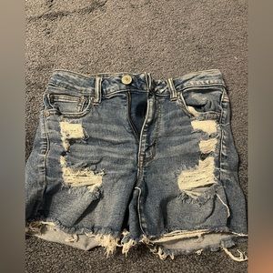 American eagle hi rise shorts
